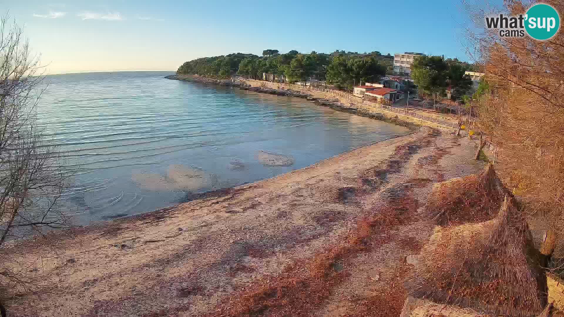 Strand Slanica Murter – webcam