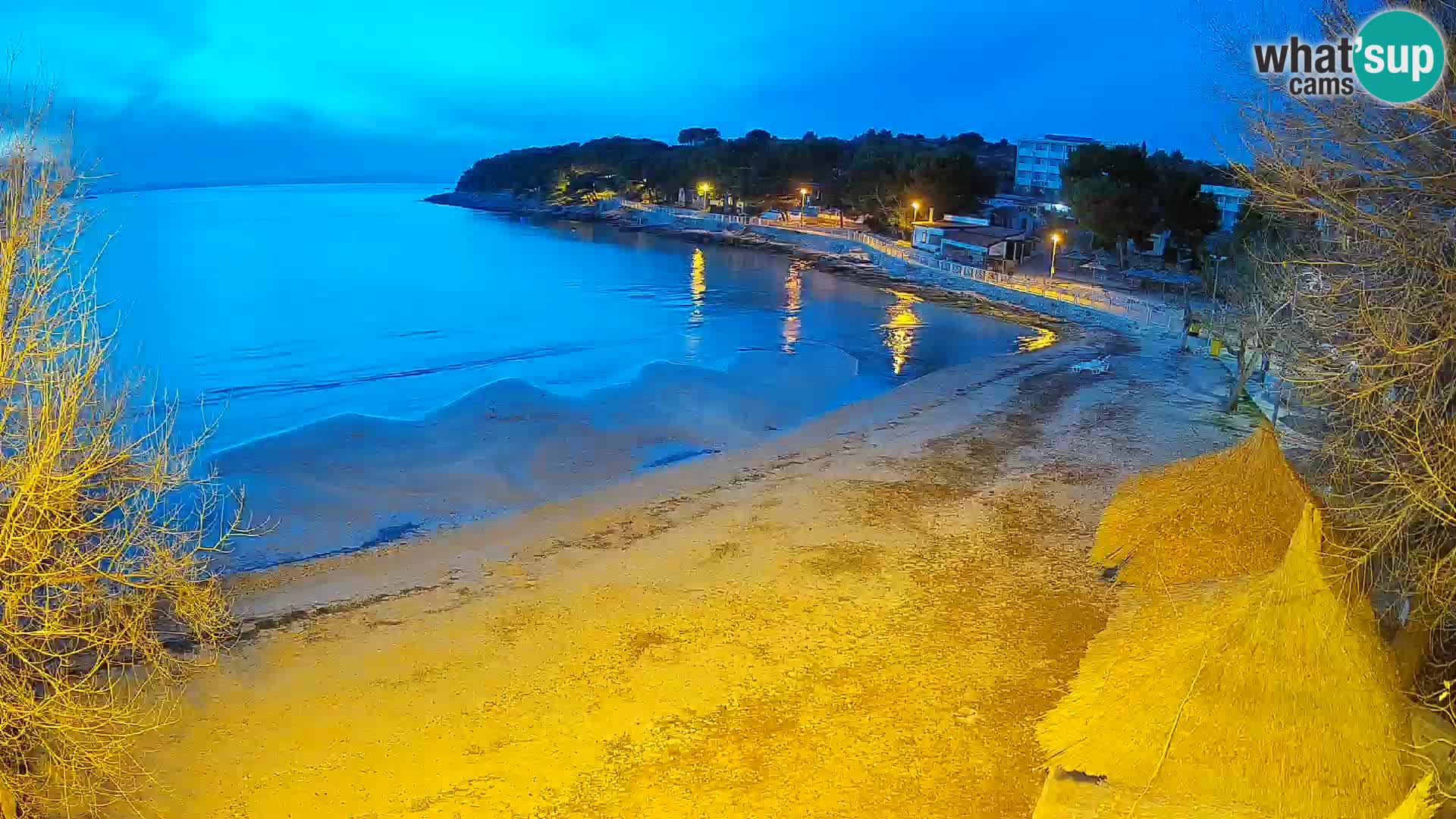 Strand Slanica Murter – webcam