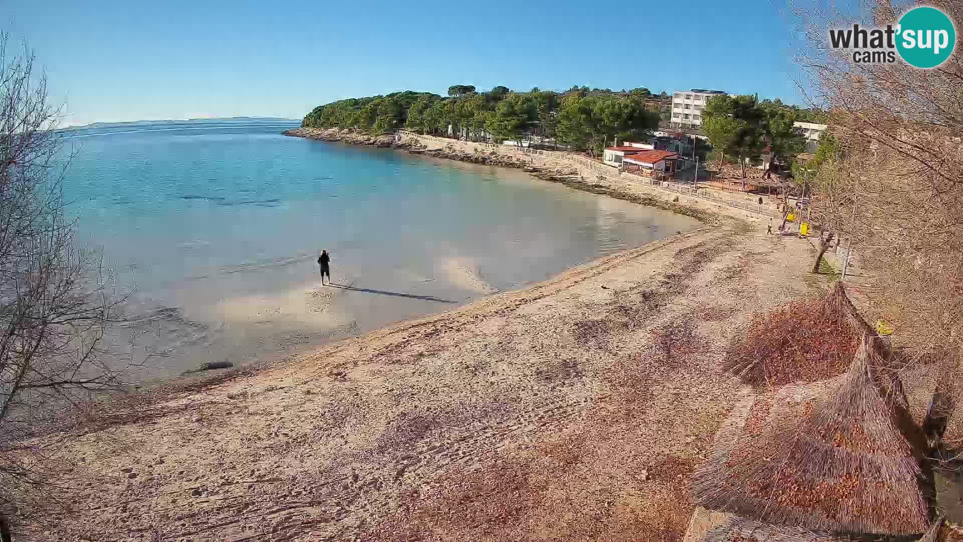 Strand Slanica Murter – webcam