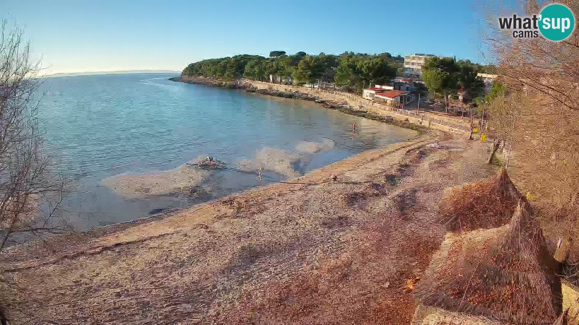 Strand Slanica Murter – webcam
