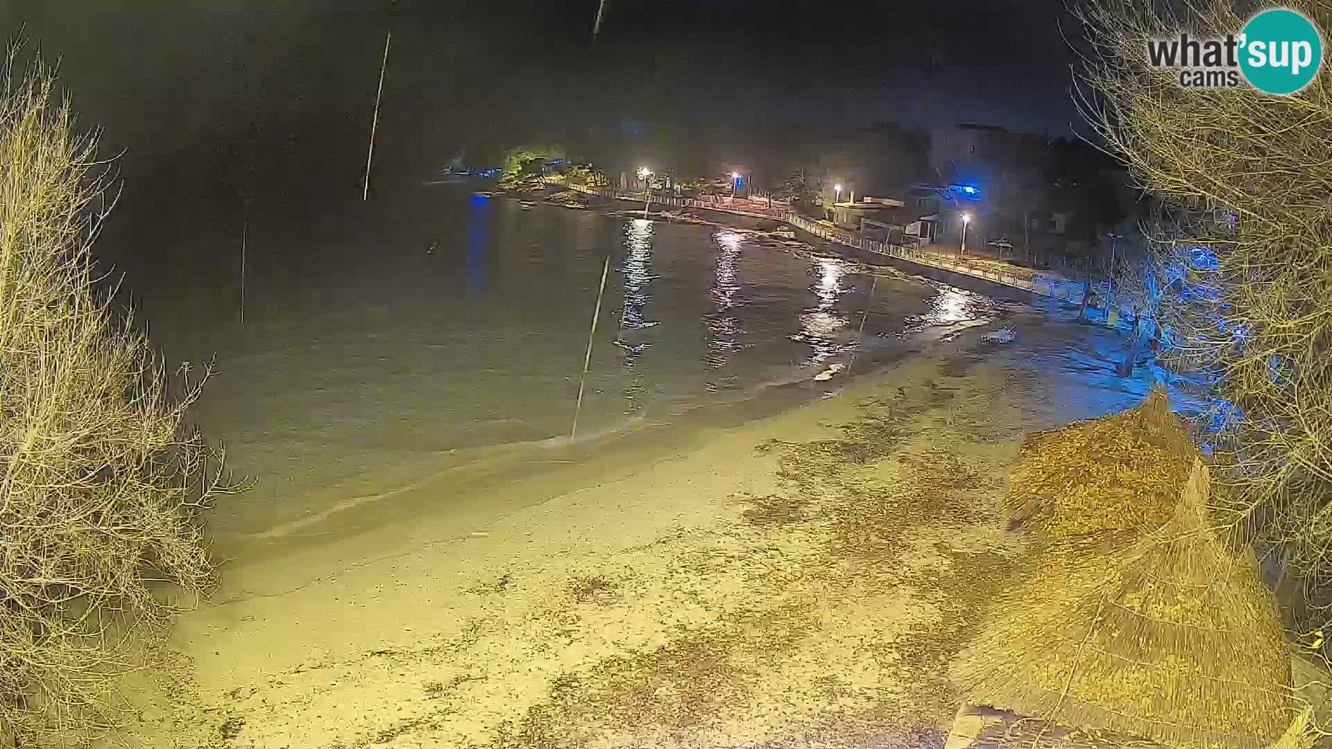 Strand Slanica Murter – webcam