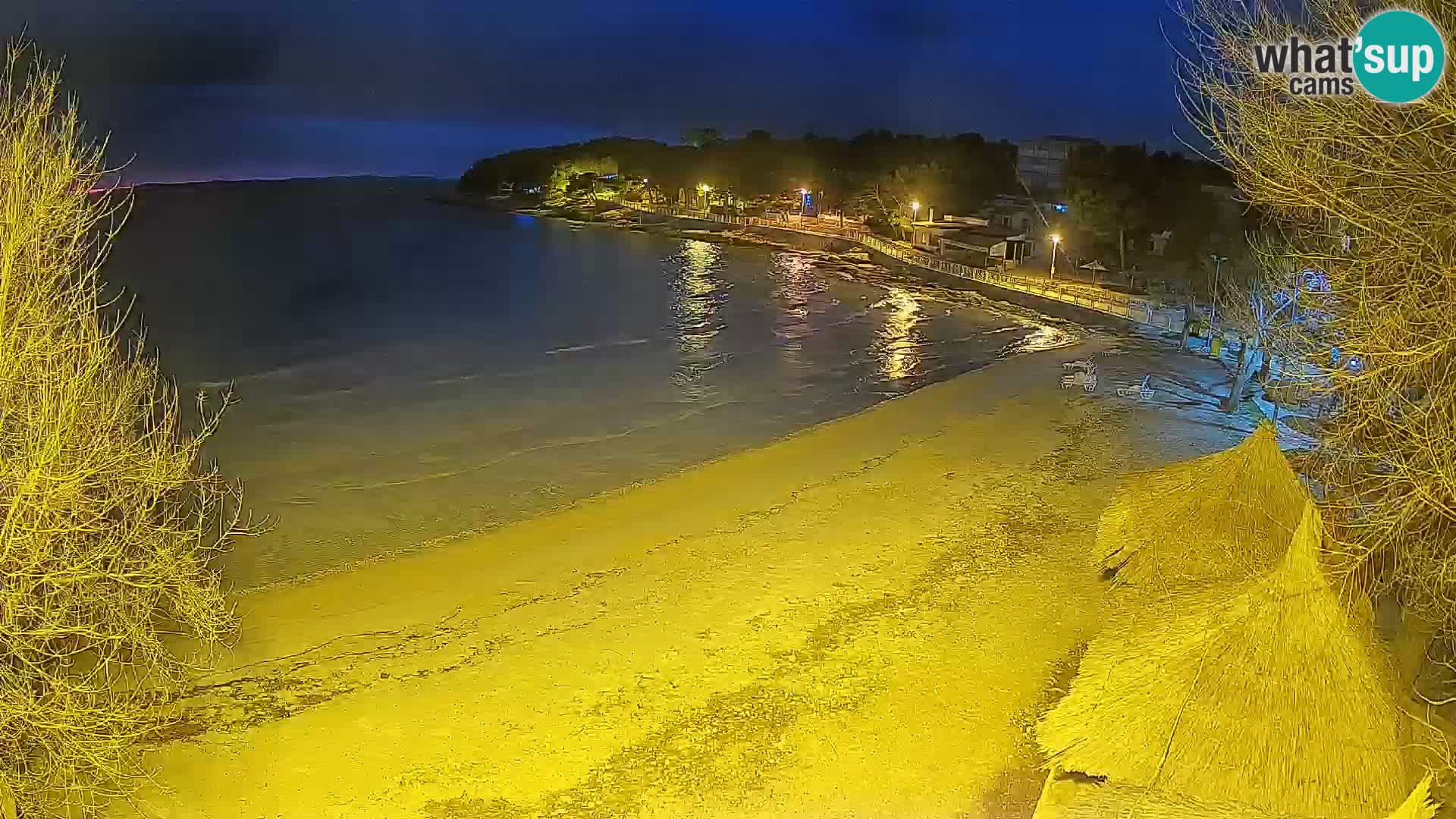 Strand Slanica Murter – webcam