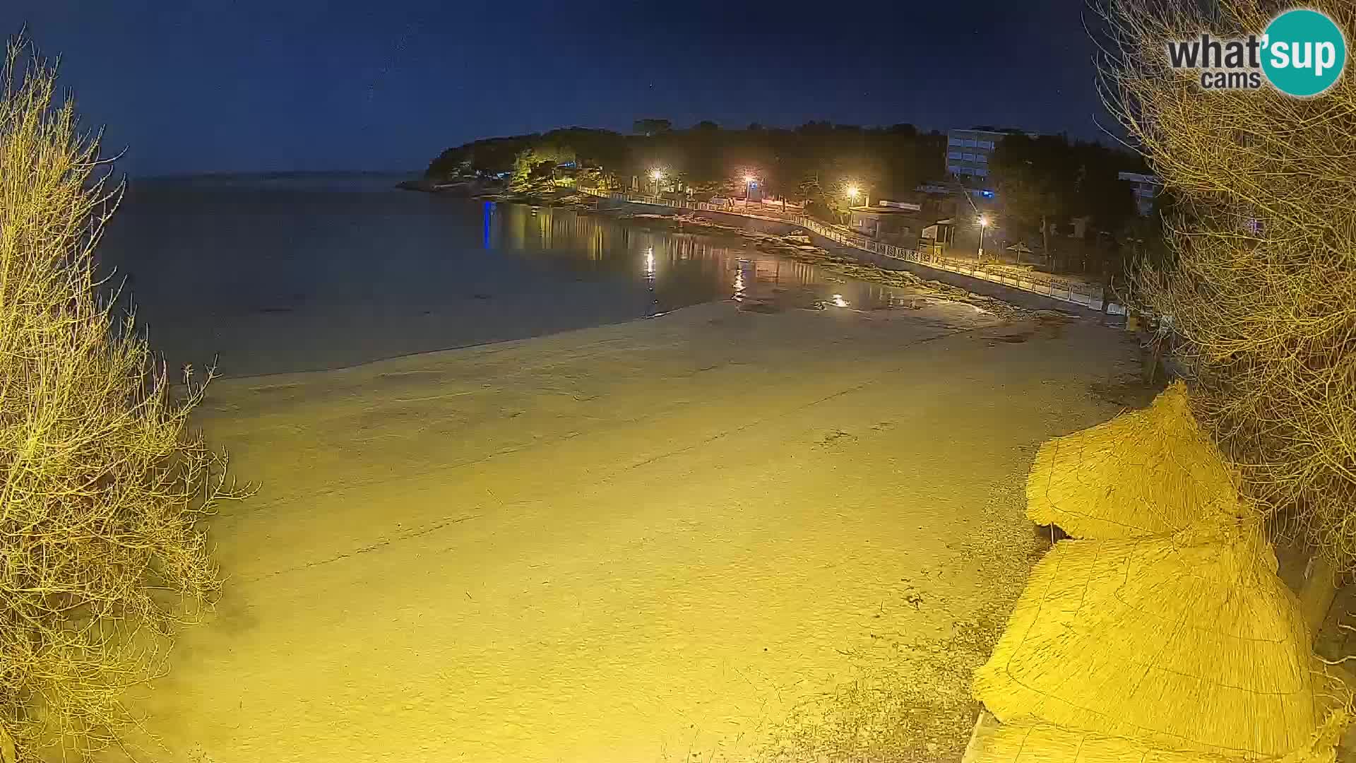 Strand Slanica Murter – webcam