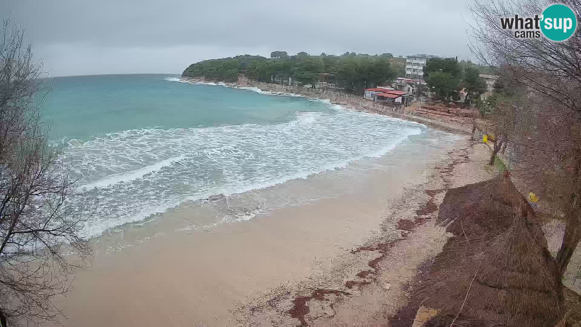 Strand Slanica Murter – webcam