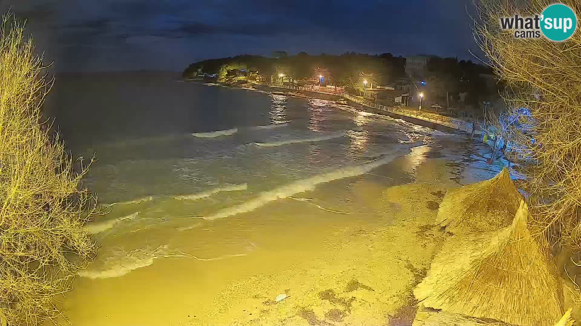 Strand Slanica Murter – webcam