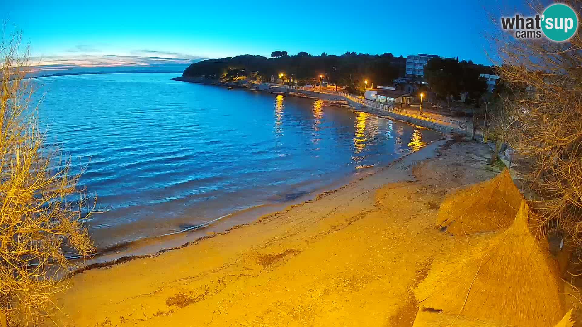 Strand Slanica Murter – webcam