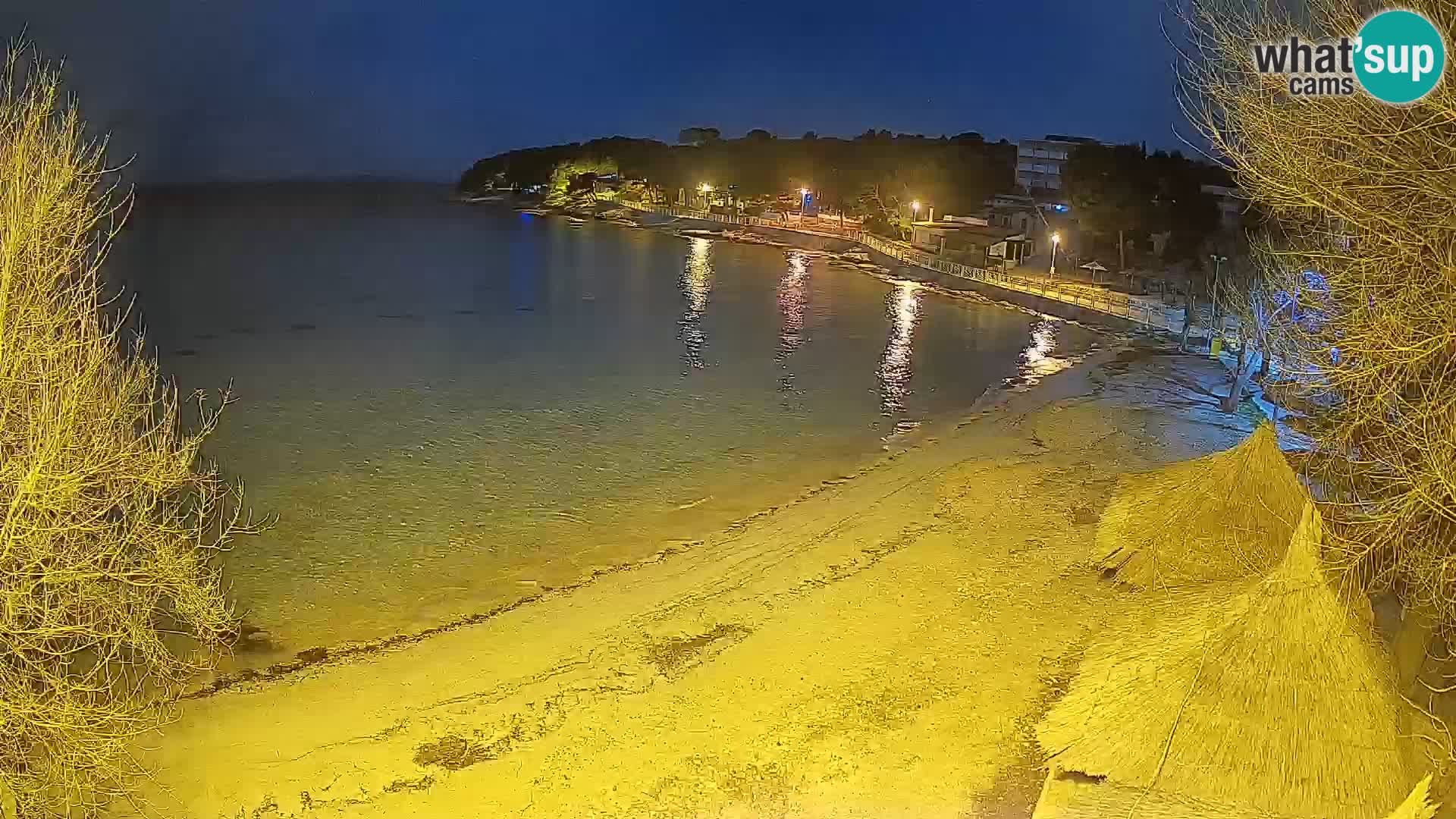Strand Slanica Murter – webcam
