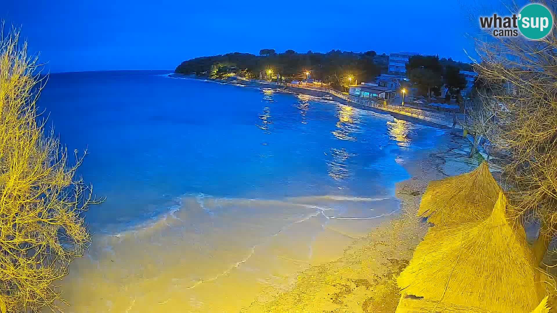 Strand Slanica Murter – webcam