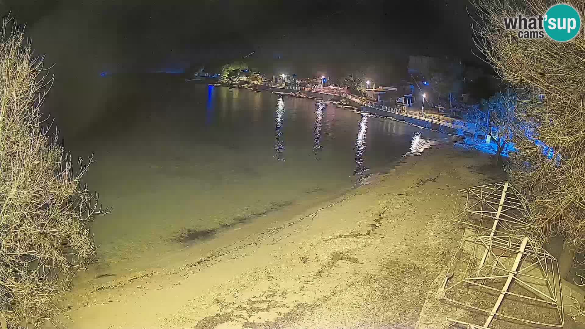 Strand Slanica Murter – webcam