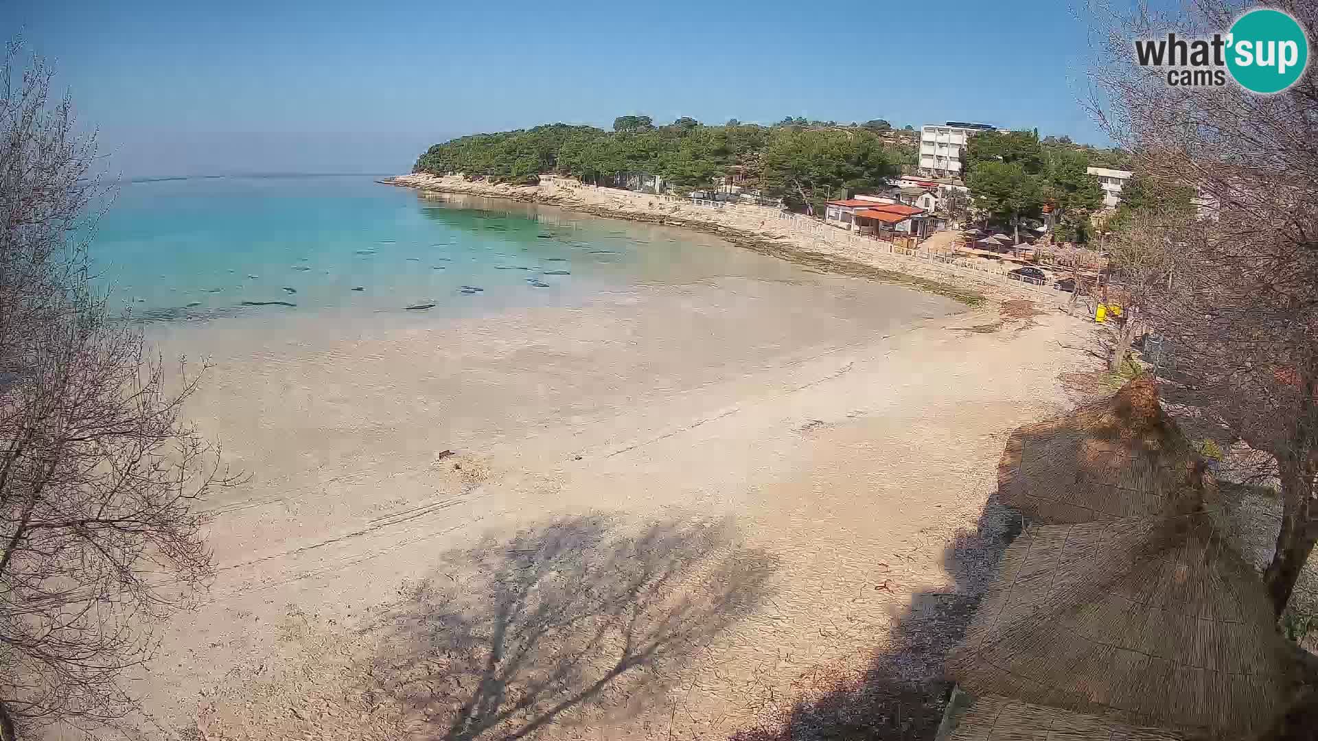 Plaža Slanica Murter – kamera v živo