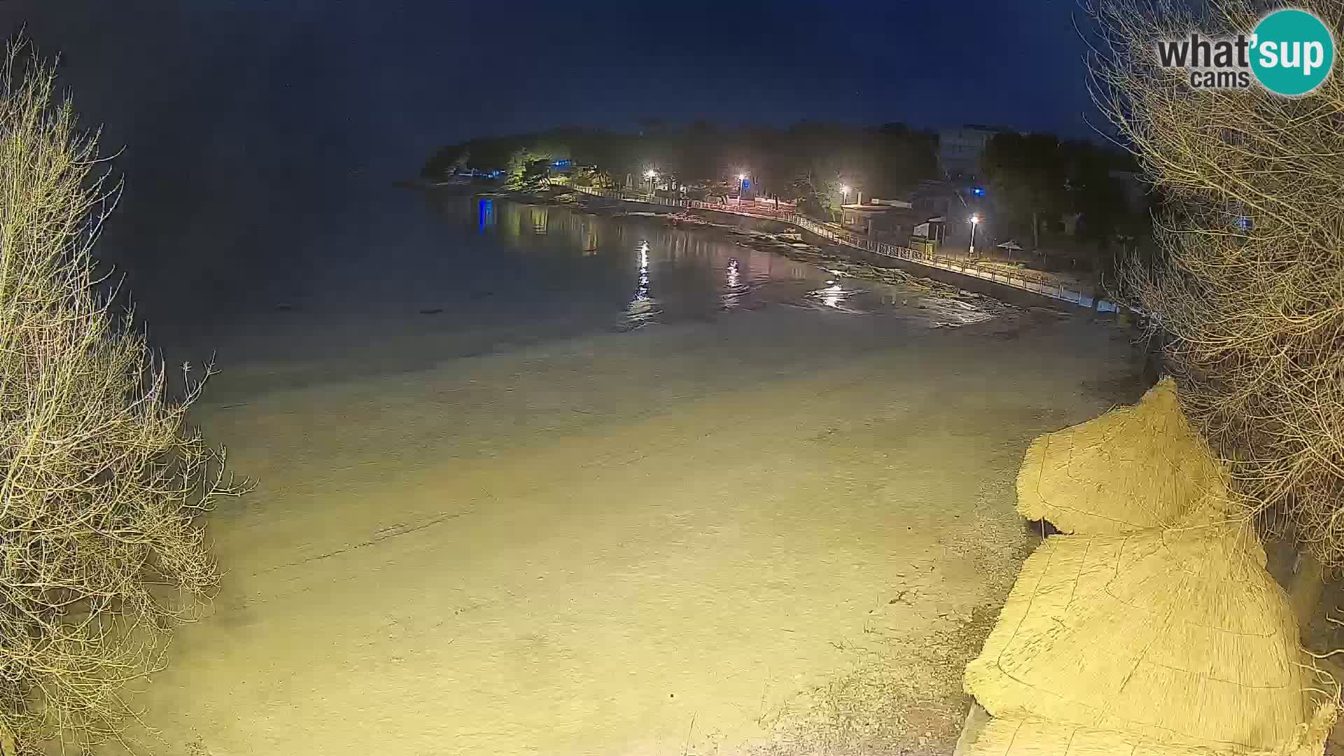 Strand Slanica Murter – webcam