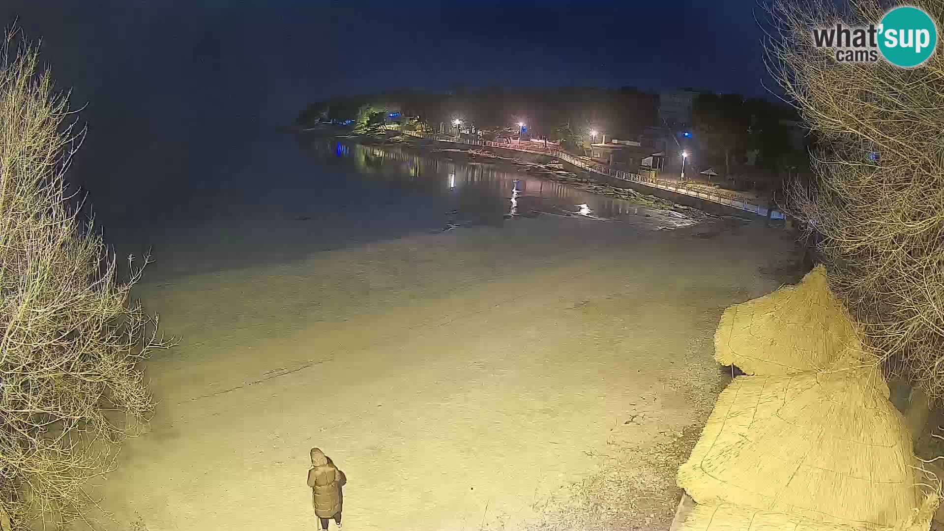 Strand Slanica Murter – webcam