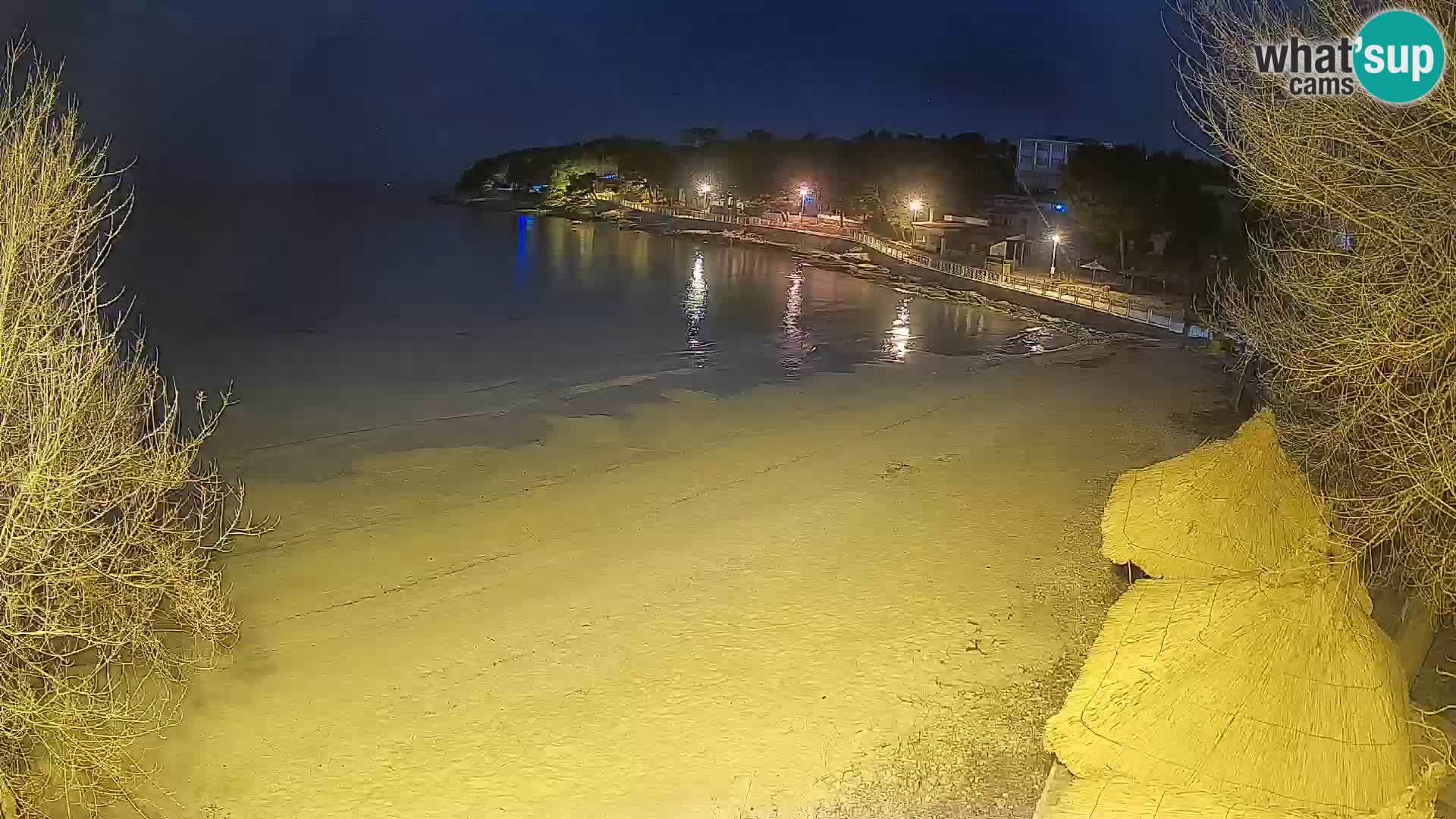 Strand Slanica Murter – webcam