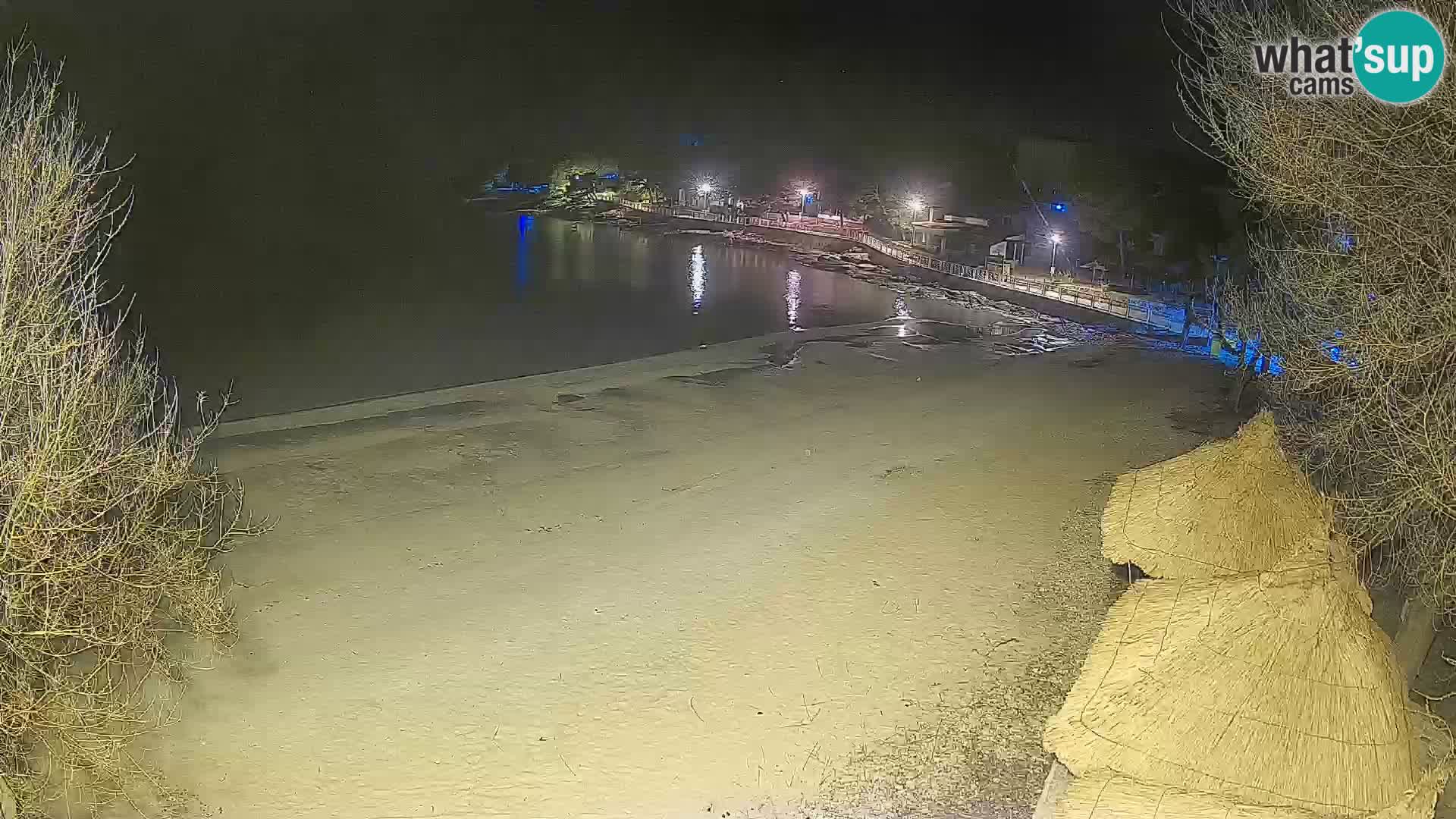Strand Slanica Murter – webcam