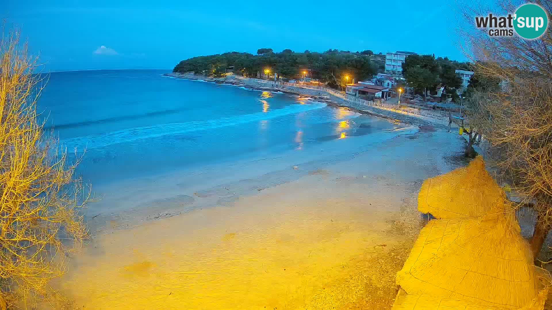 Strand Slanica Murter – webcam