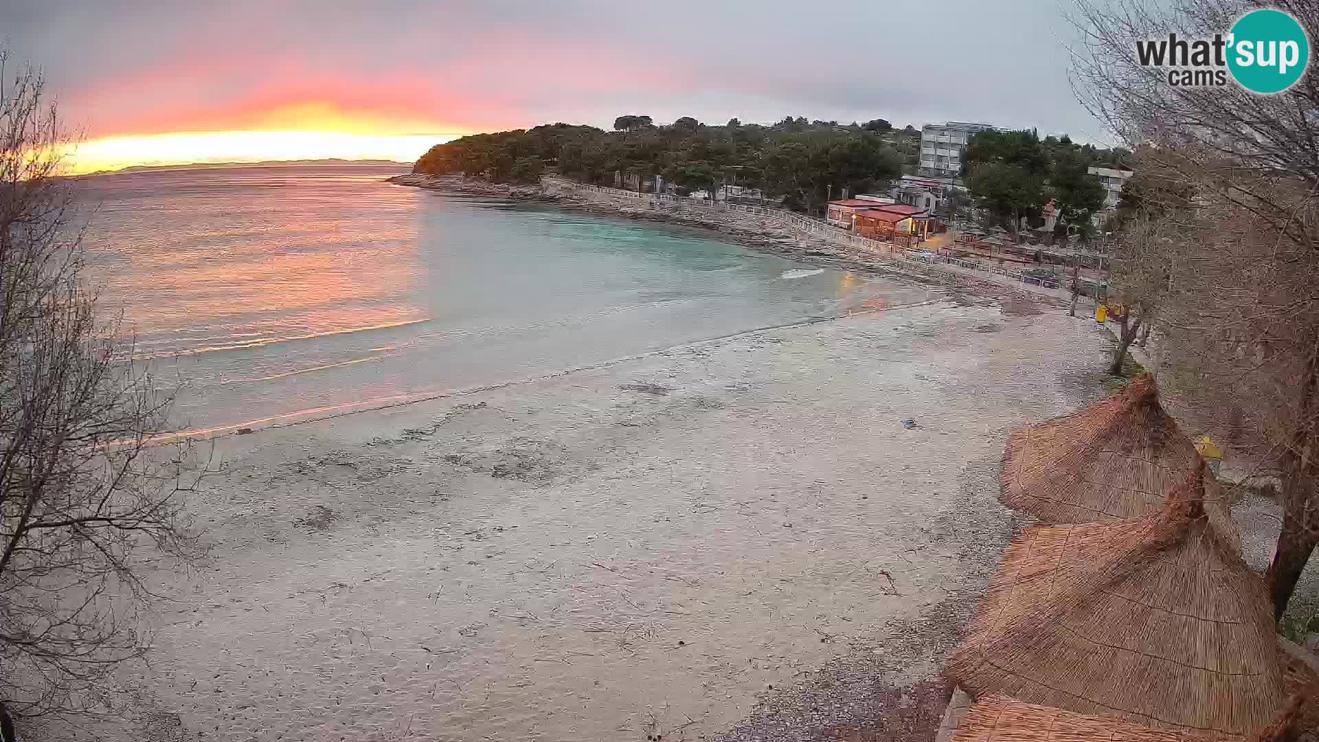 Strand Slanica Murter – webcam
