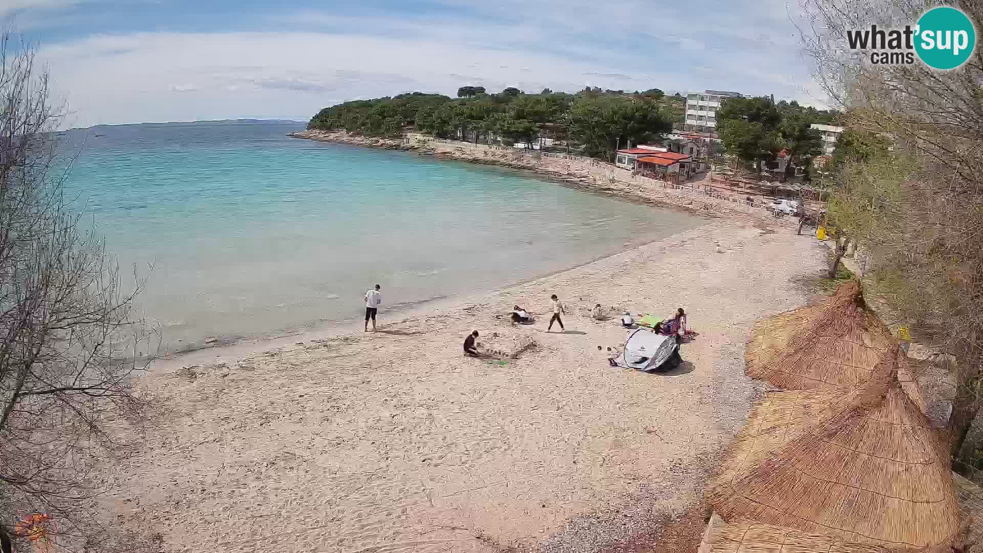 Strand Slanica Murter – webcam