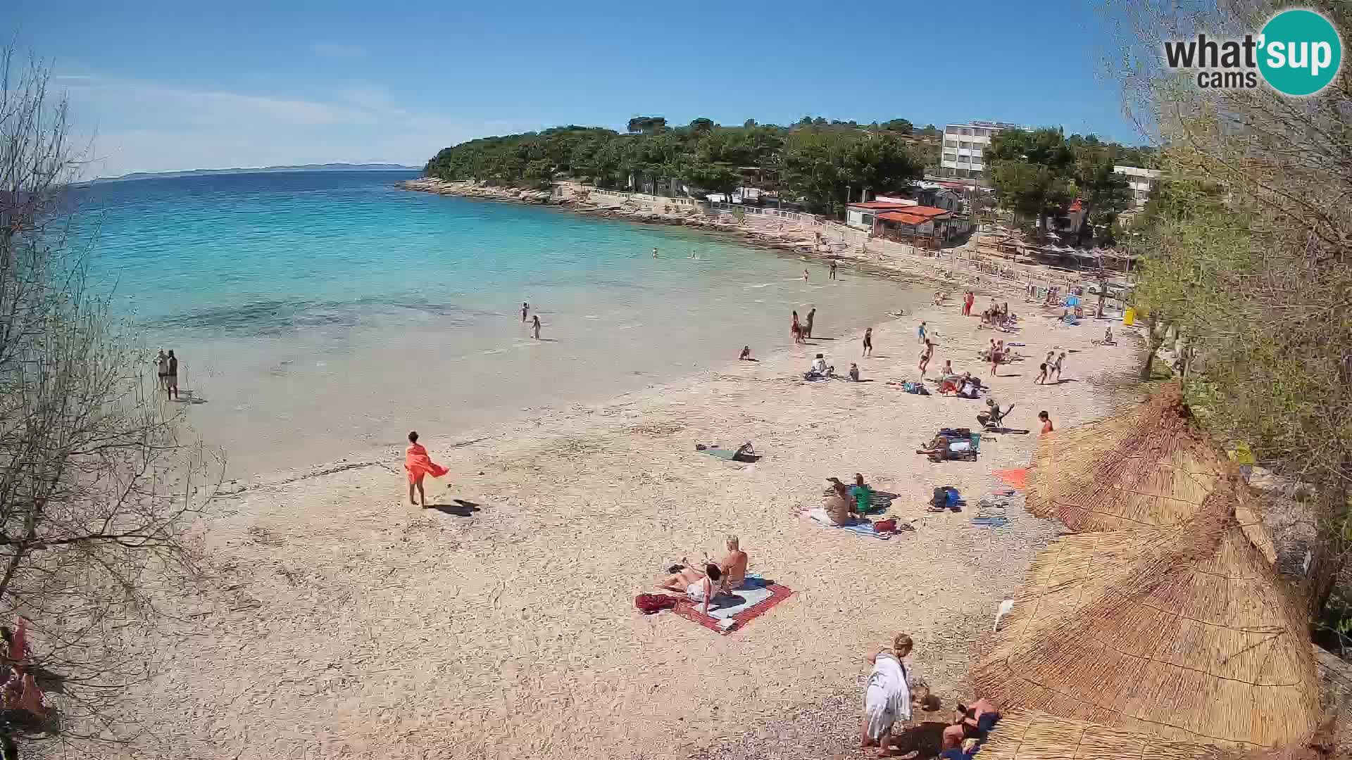 Strand Slanica Murter – webcam
