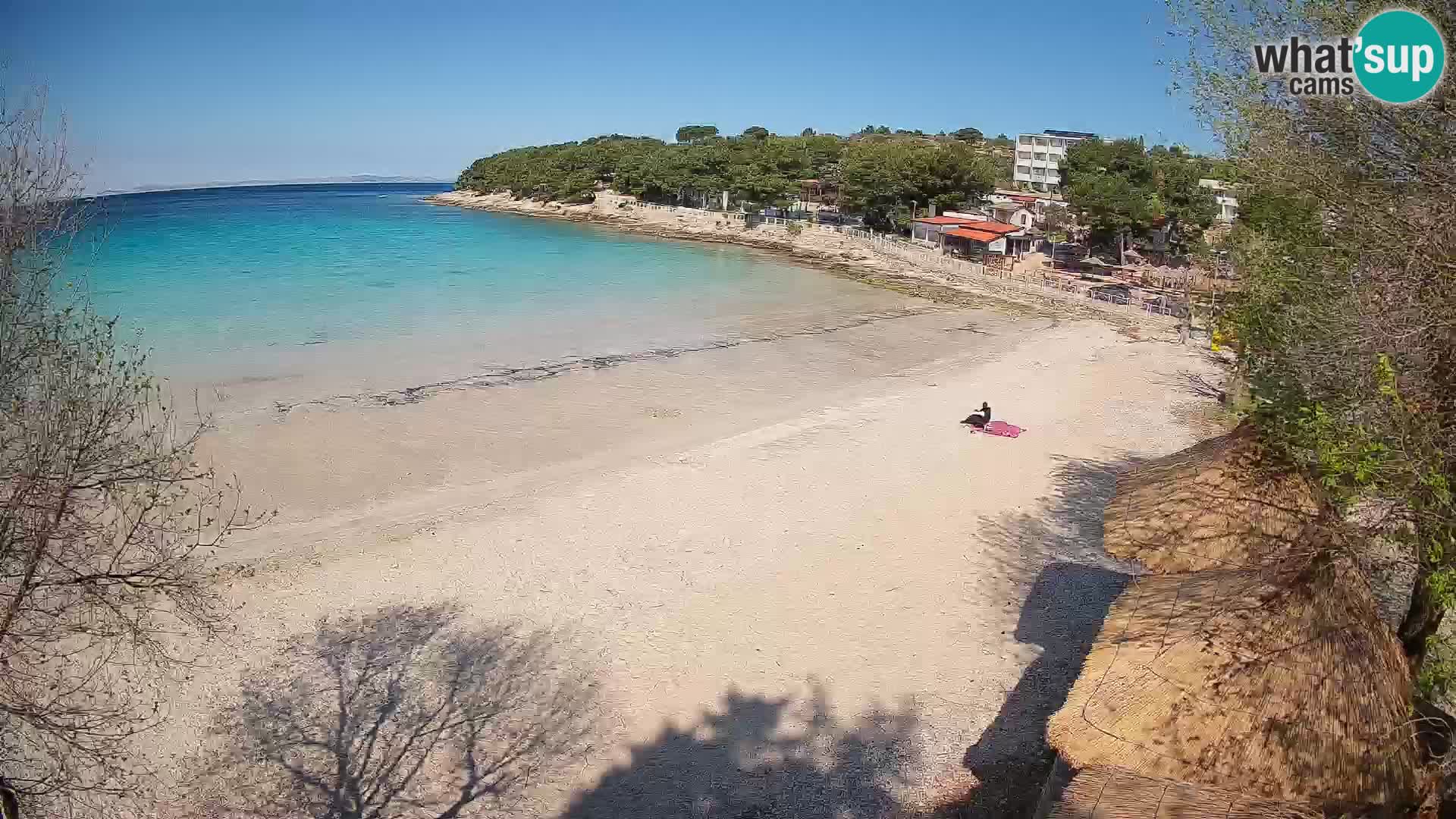 Strand Slanica Murter – webcam
