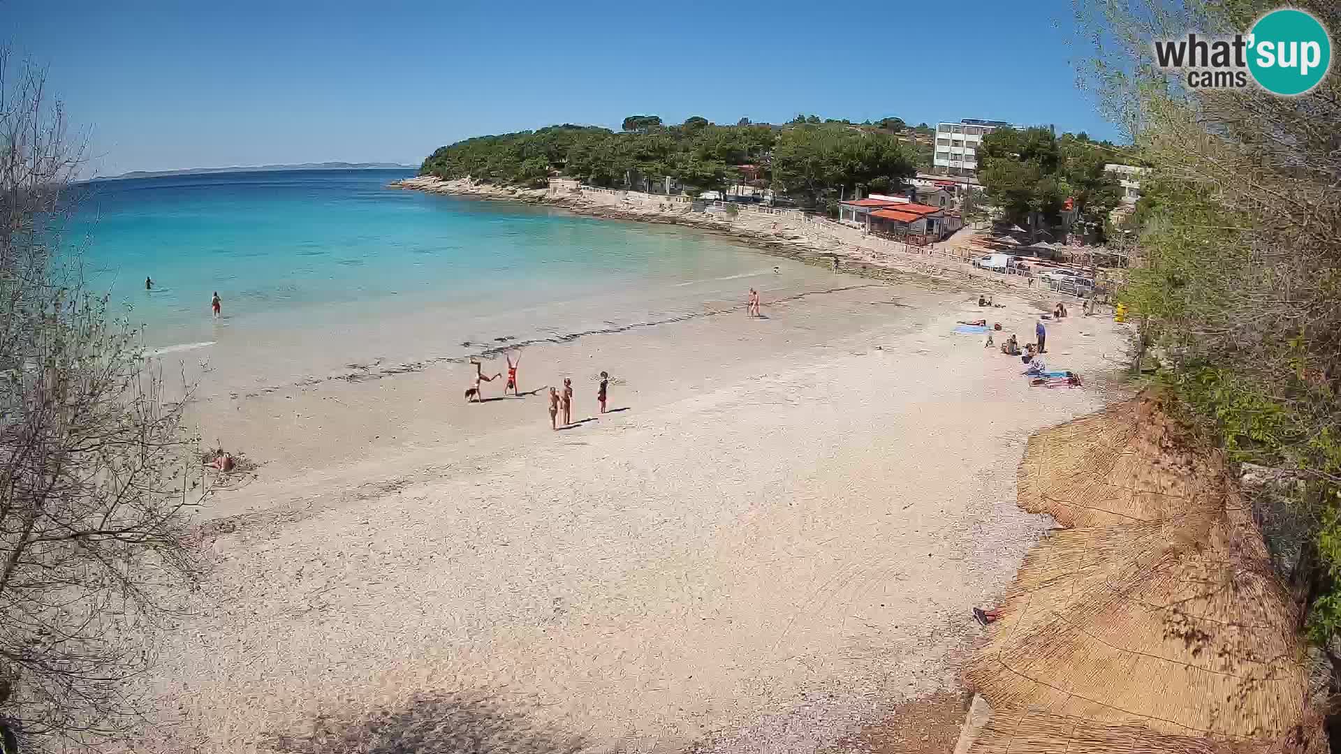 Plaža Slanica Murter – web kamera
