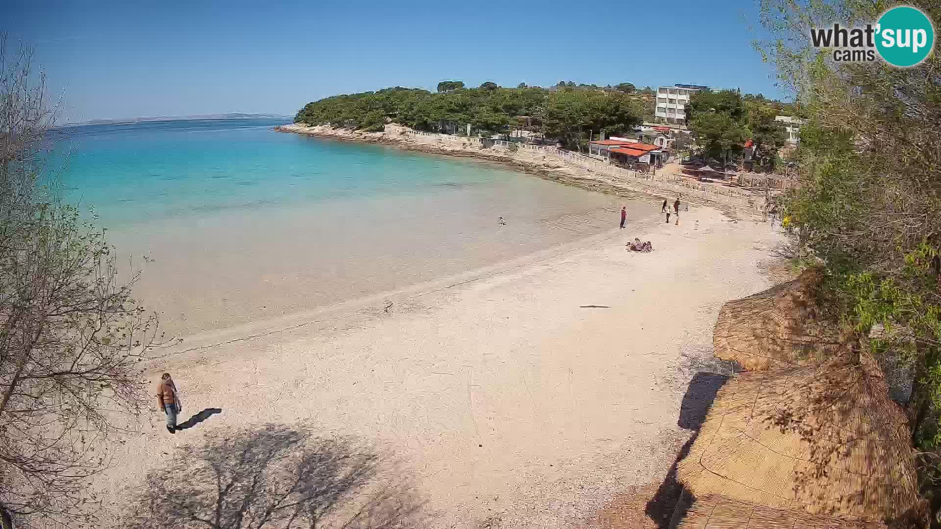 Strand Slanica Murter – webcam