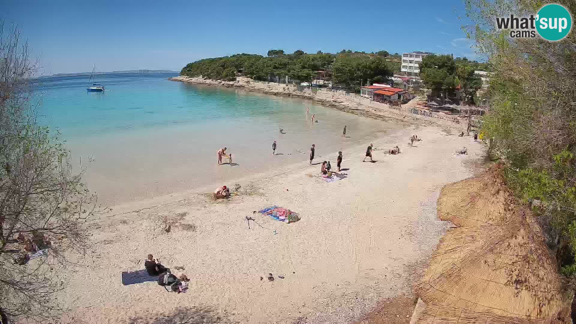 Plaža Slanica Murter – kamera v živo