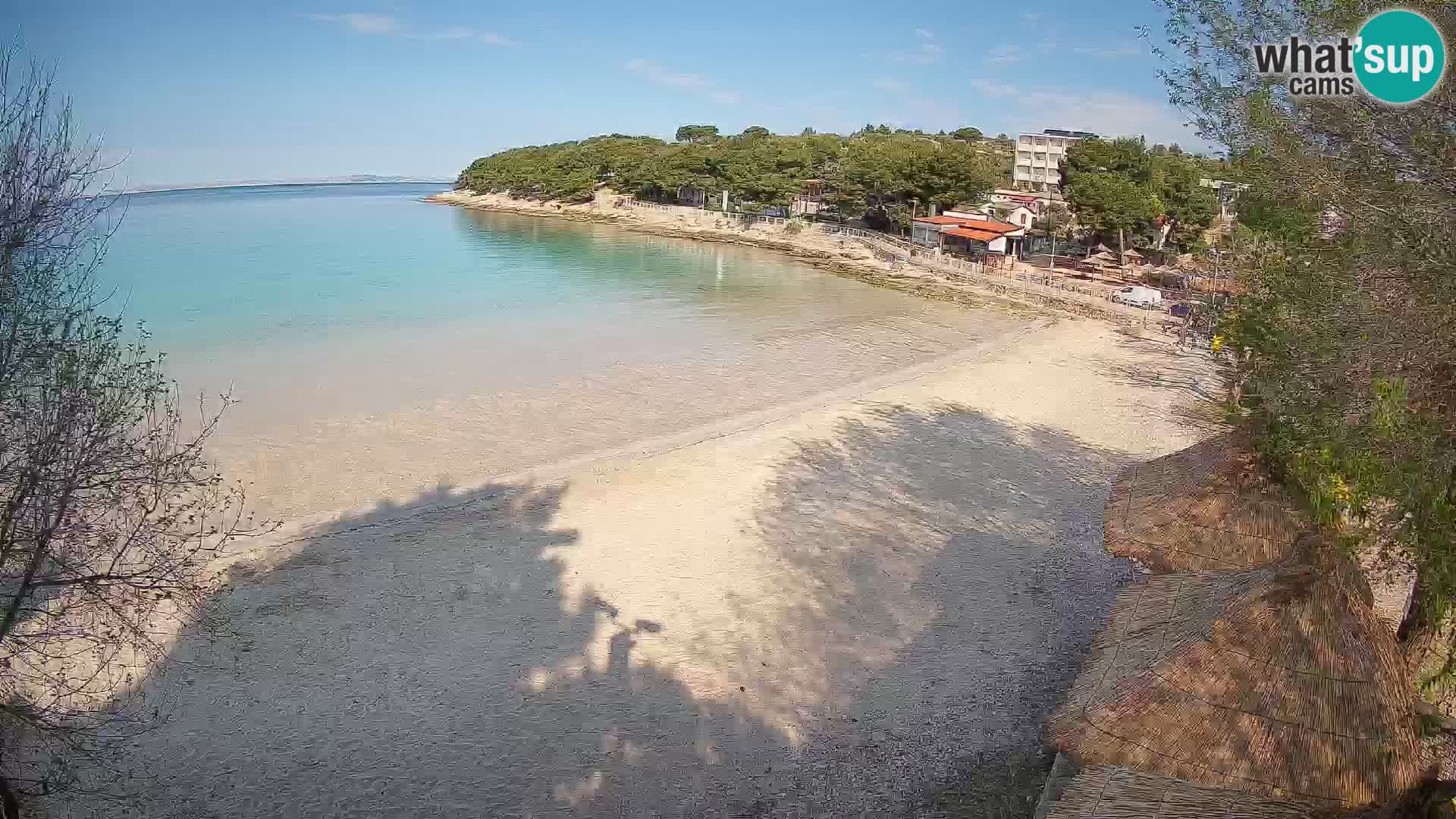 Strand Slanica Murter – webcam