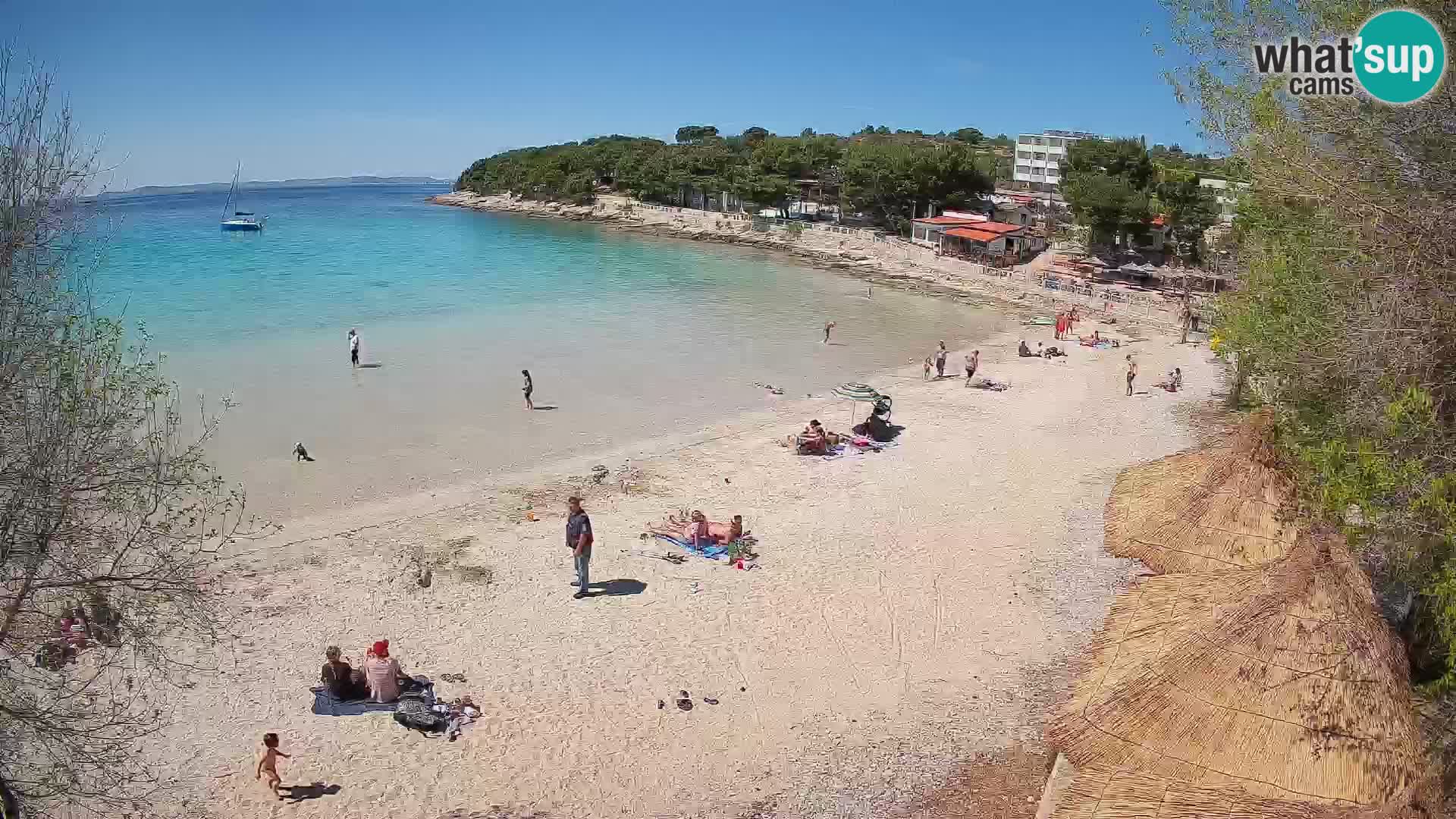 Plaža Slanica Murter – web kamera