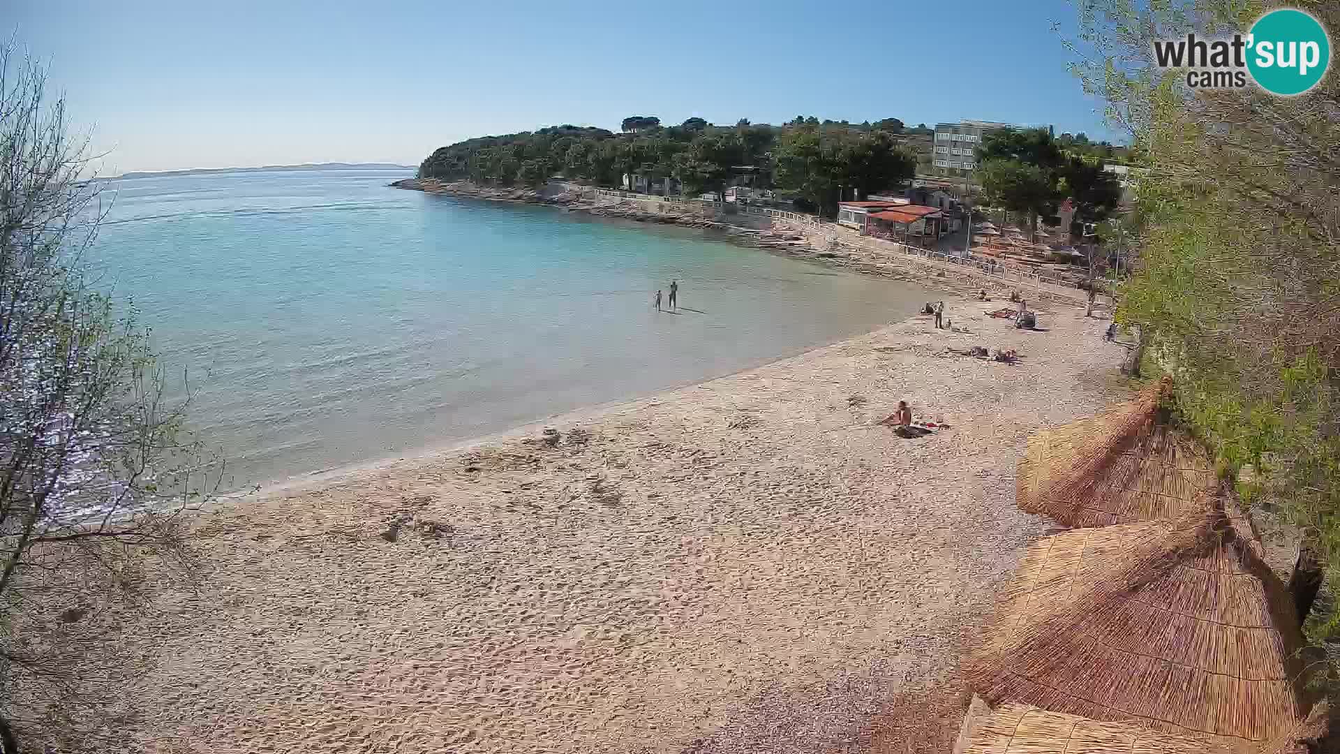 Strand Slanica Murter – webcam