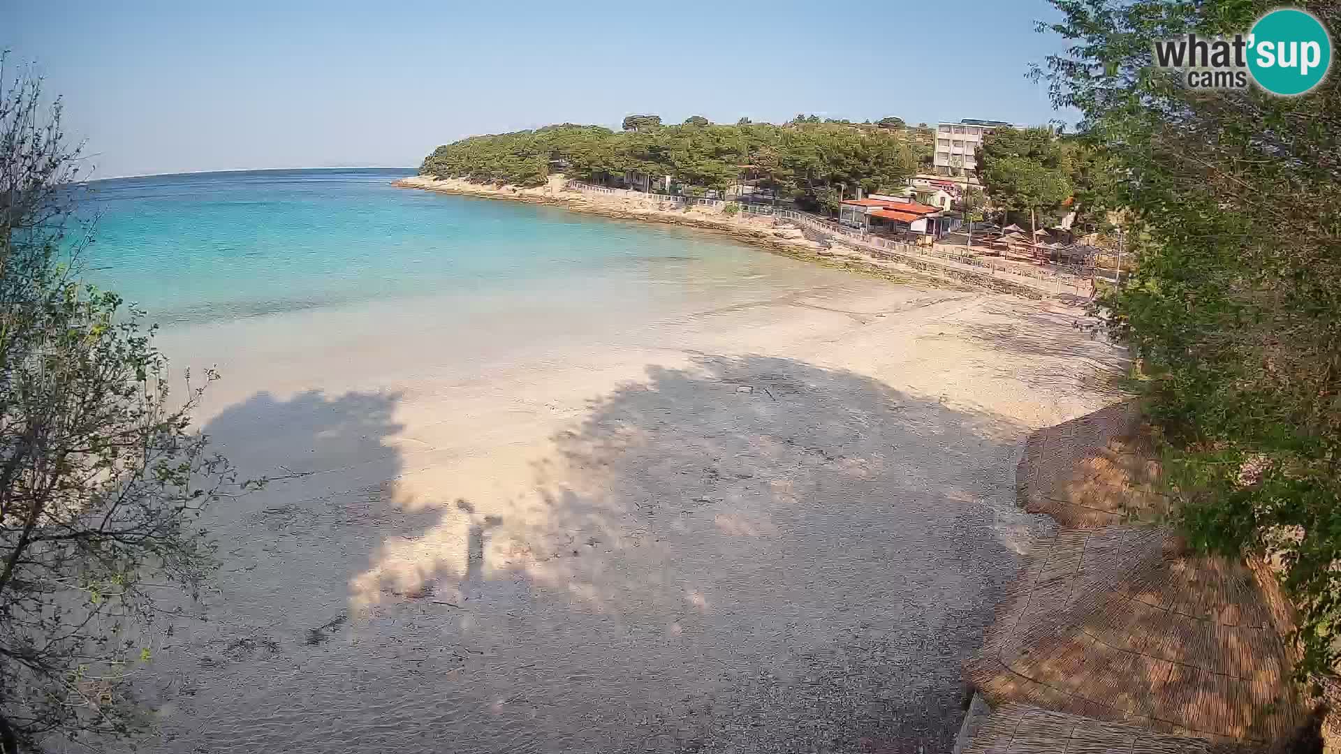 Strand Slanica Murter – webcam