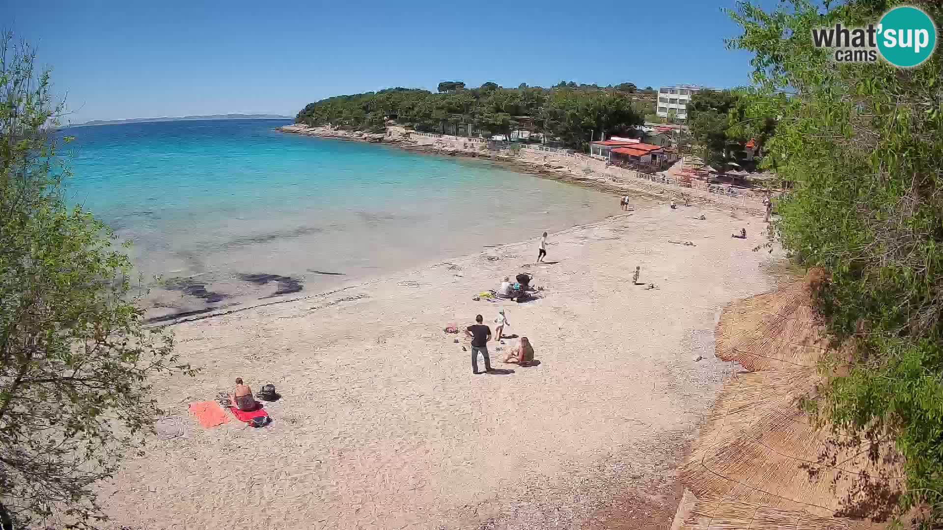 Plaža Slanica Murter – kamera v živo