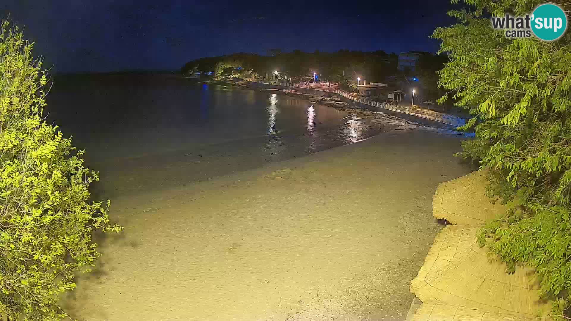 Strand Slanica Murter – webcam