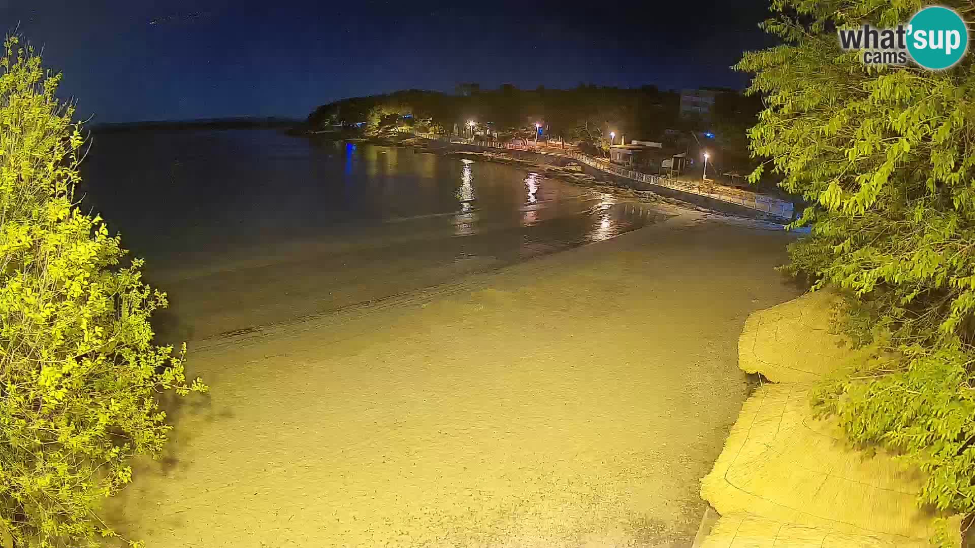 Strand Slanica Murter – webcam
