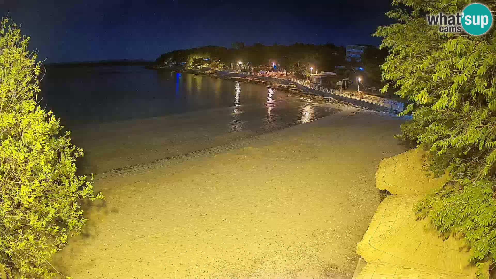 Strand Slanica Murter – webcam