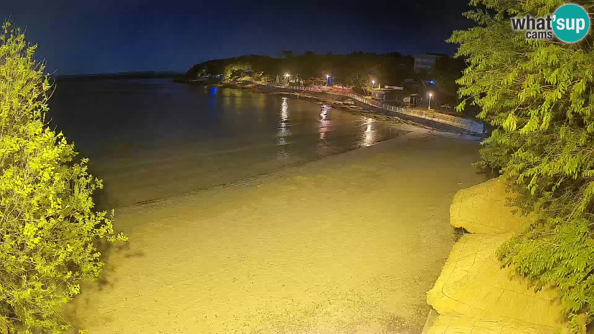Strand Slanica Murter – webcam