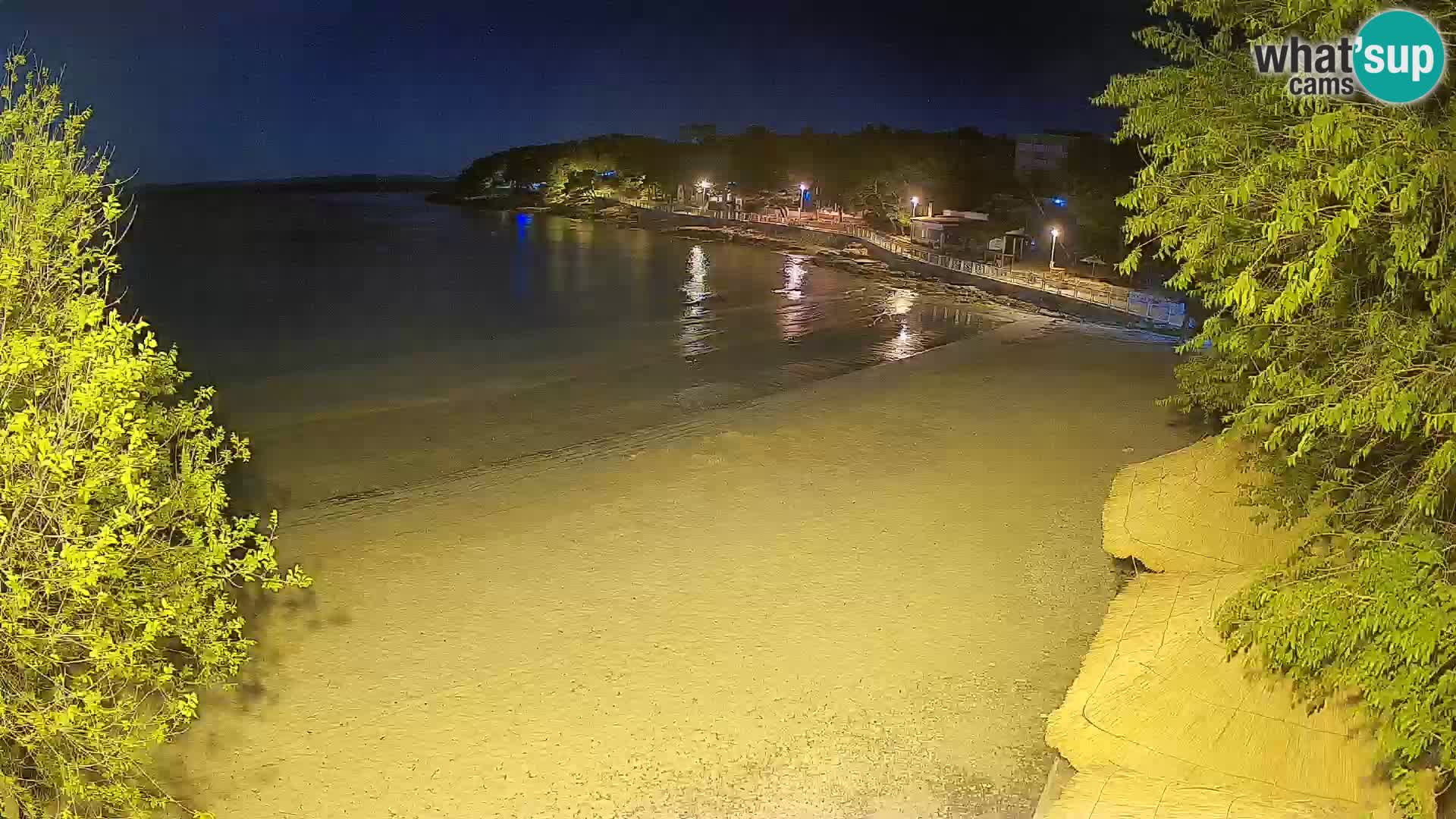 Strand Slanica Murter – webcam