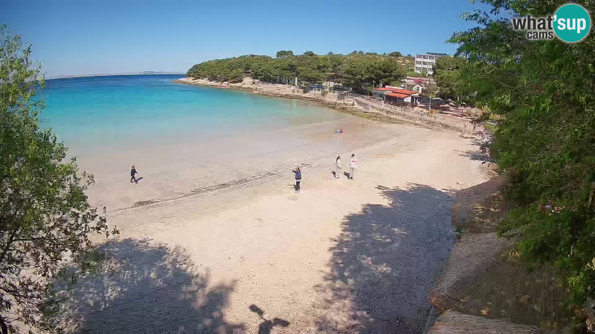 Strand Slanica Murter – webcam