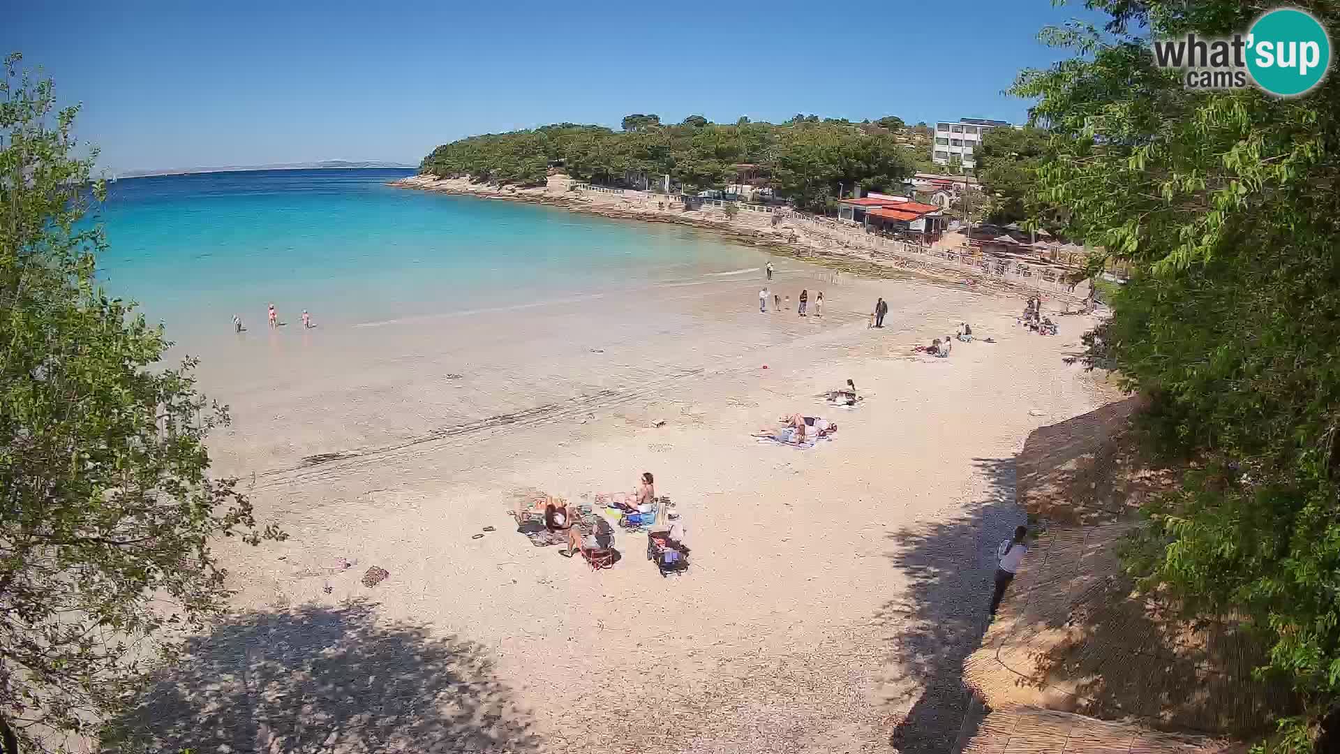 Plaža Slanica Murter – web kamera