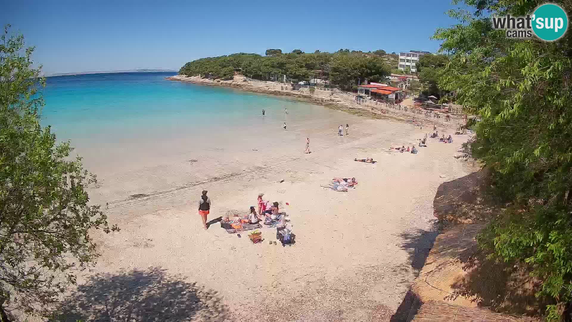 Strand Slanica Murter – webcam