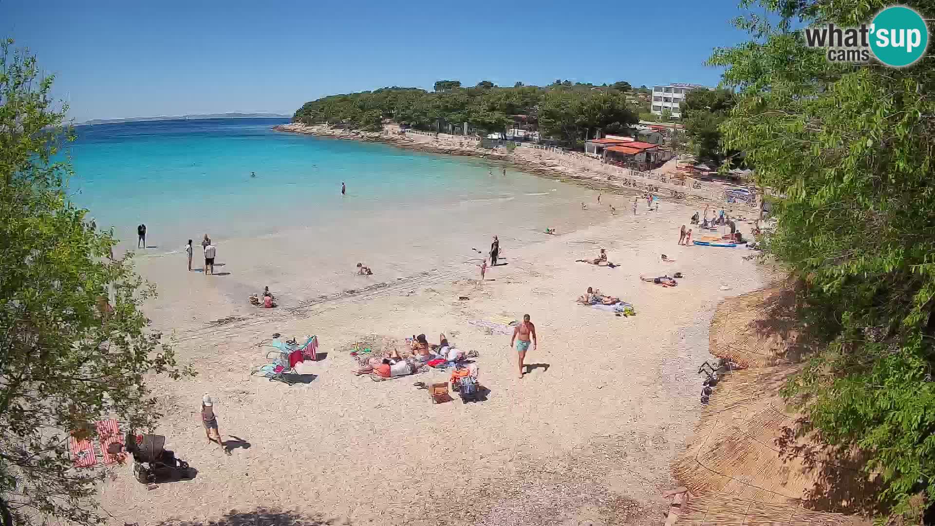 Plaža Slanica Murter – kamera v živo