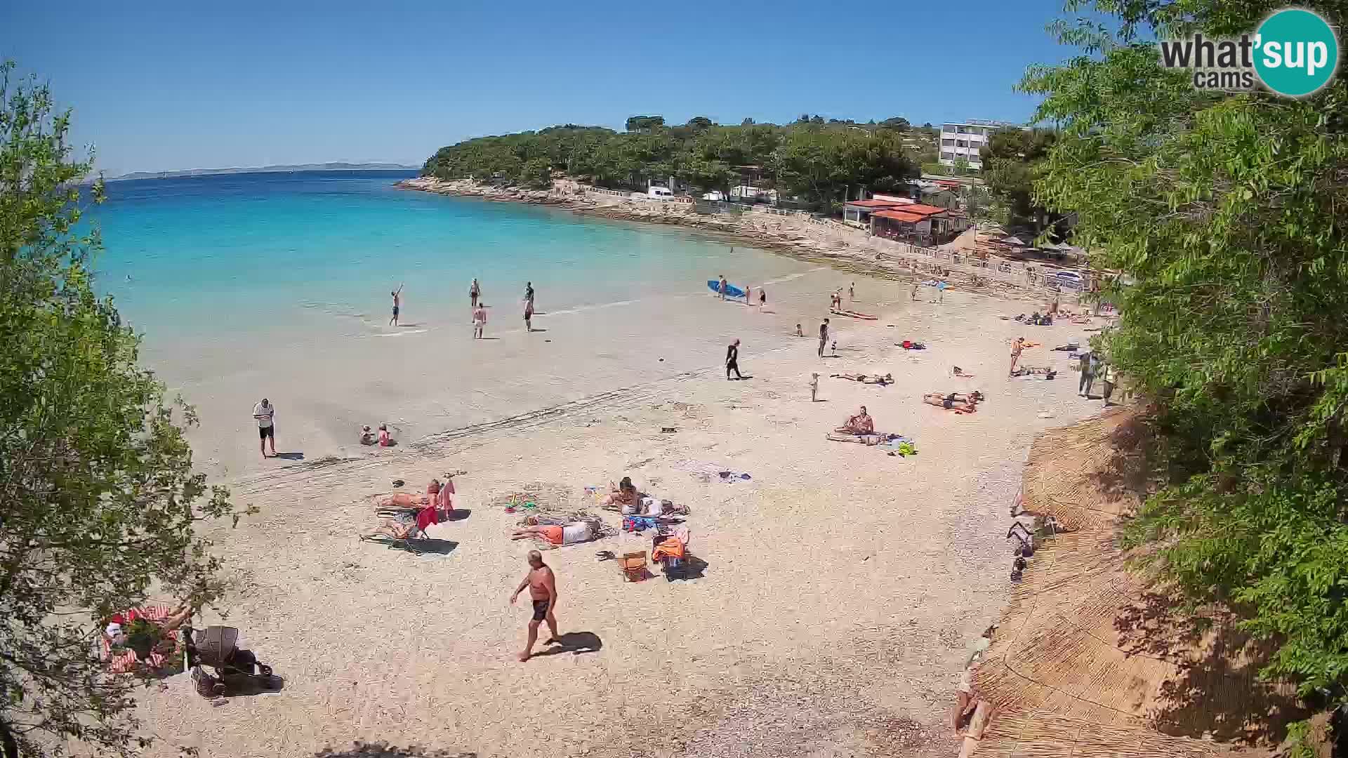 Plaža Slanica Murter – web kamera