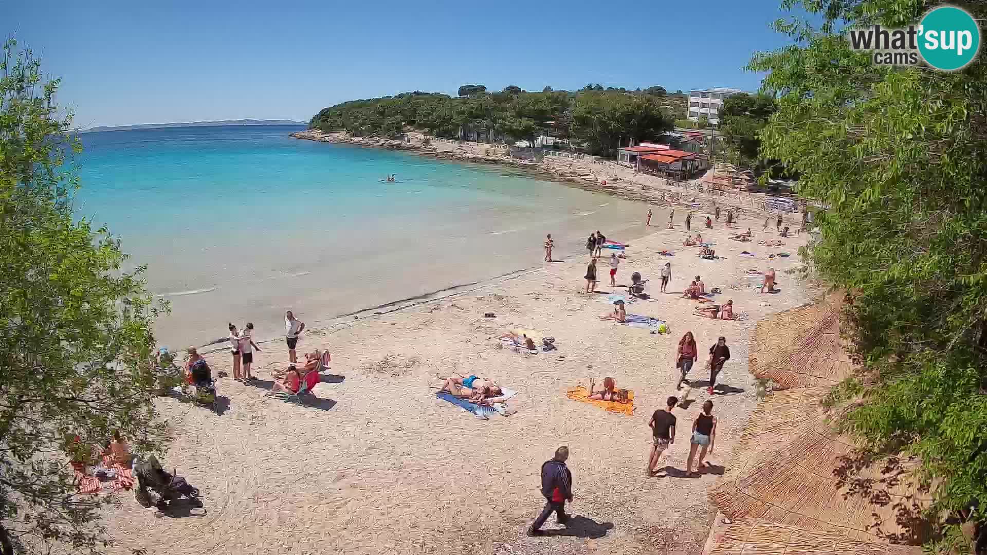 Plaža Slanica Murter – kamera v živo