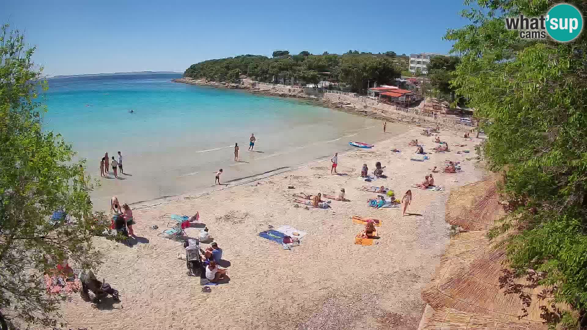 Plaža Slanica Murter – kamera v živo