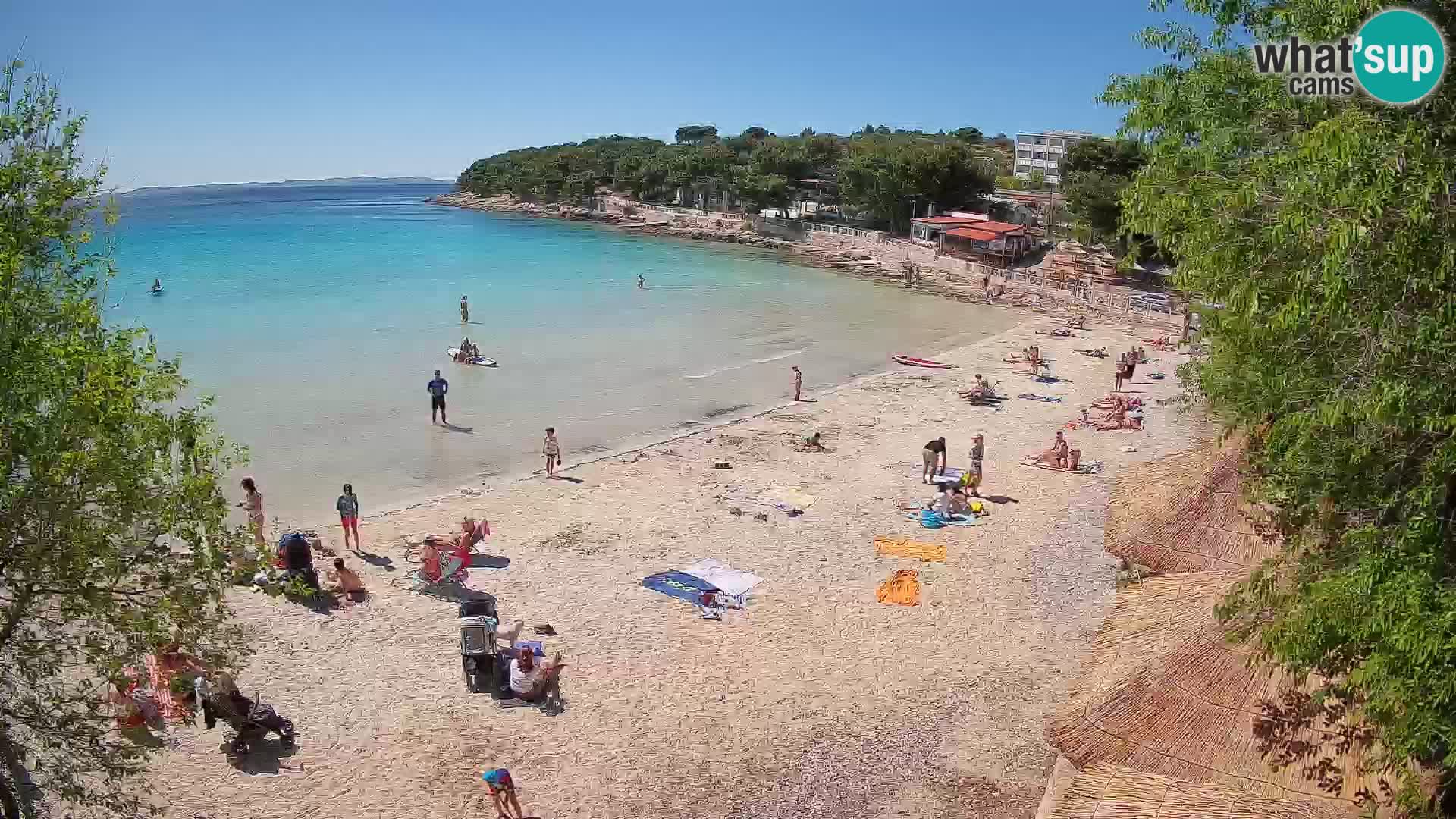Plaža Slanica Murter – kamera v živo