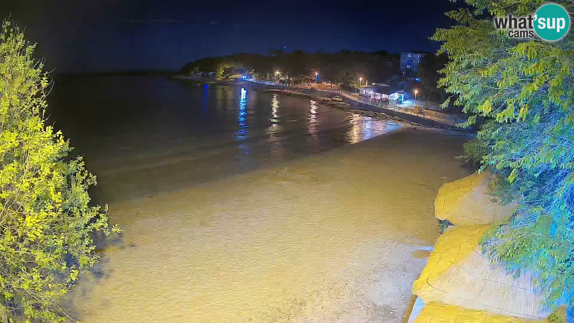 Strand Slanica Murter – webcam