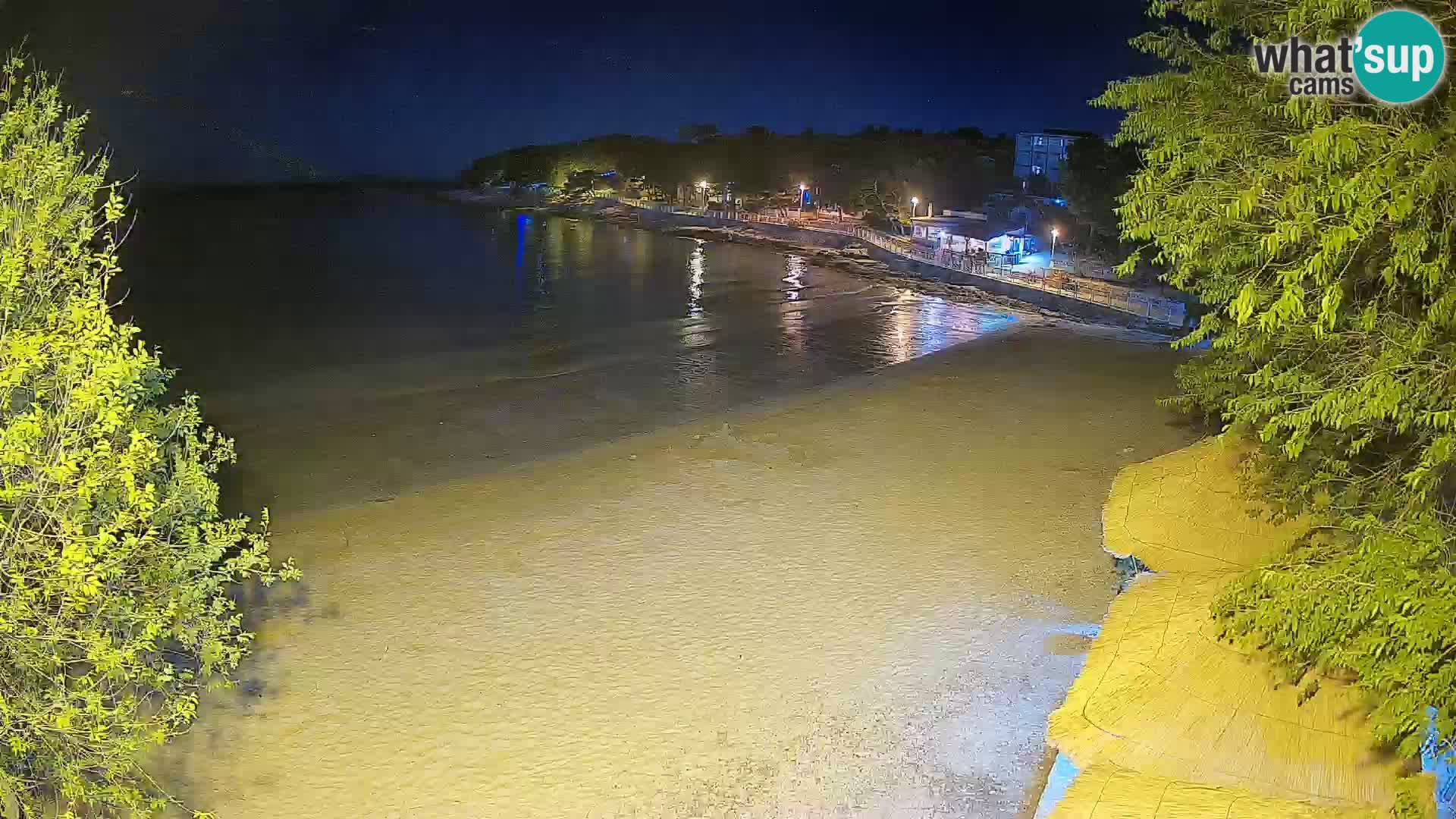 Strand Slanica Murter – webcam