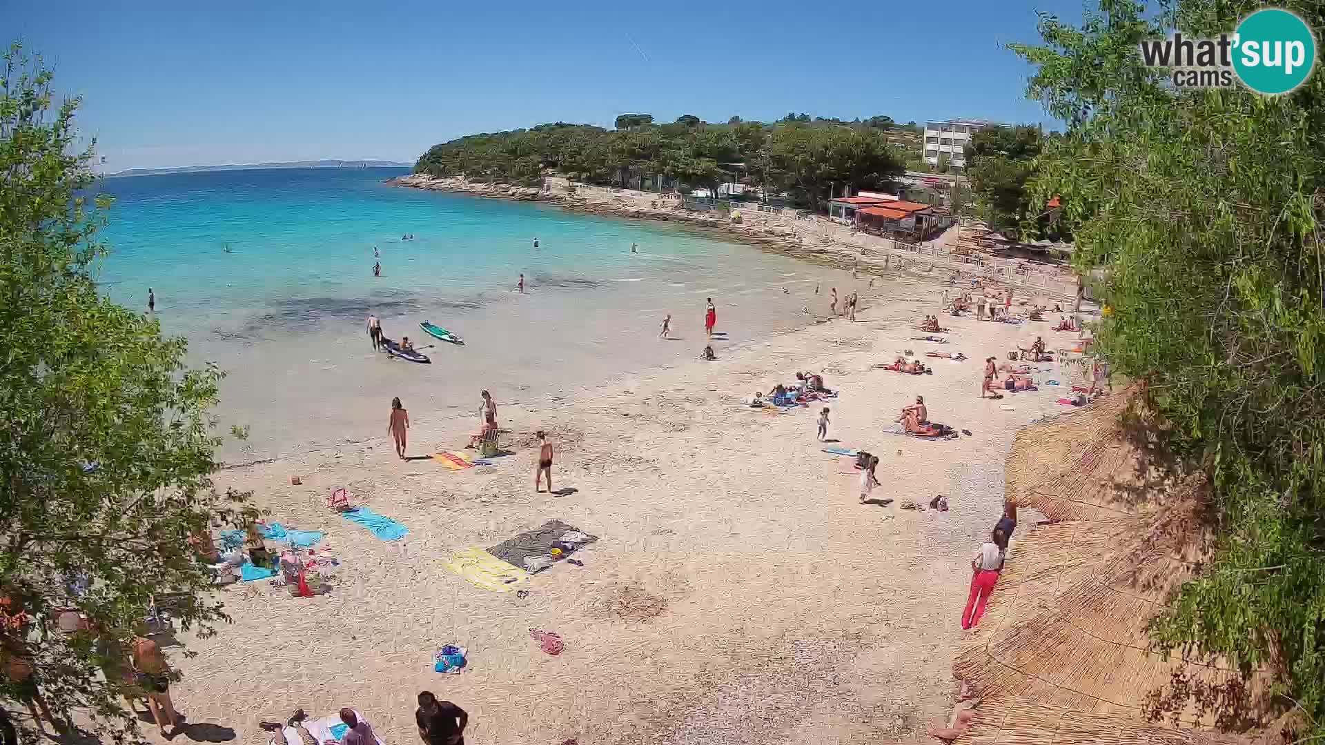 Strand Slanica Murter – webcam
