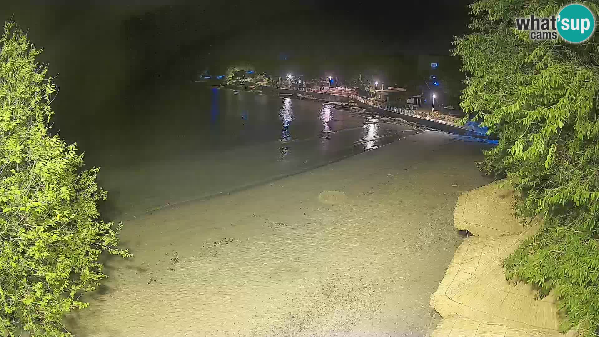 Strand Slanica Murter – webcam