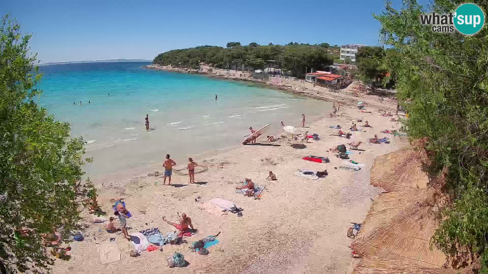 Strand Slanica Murter – webcam