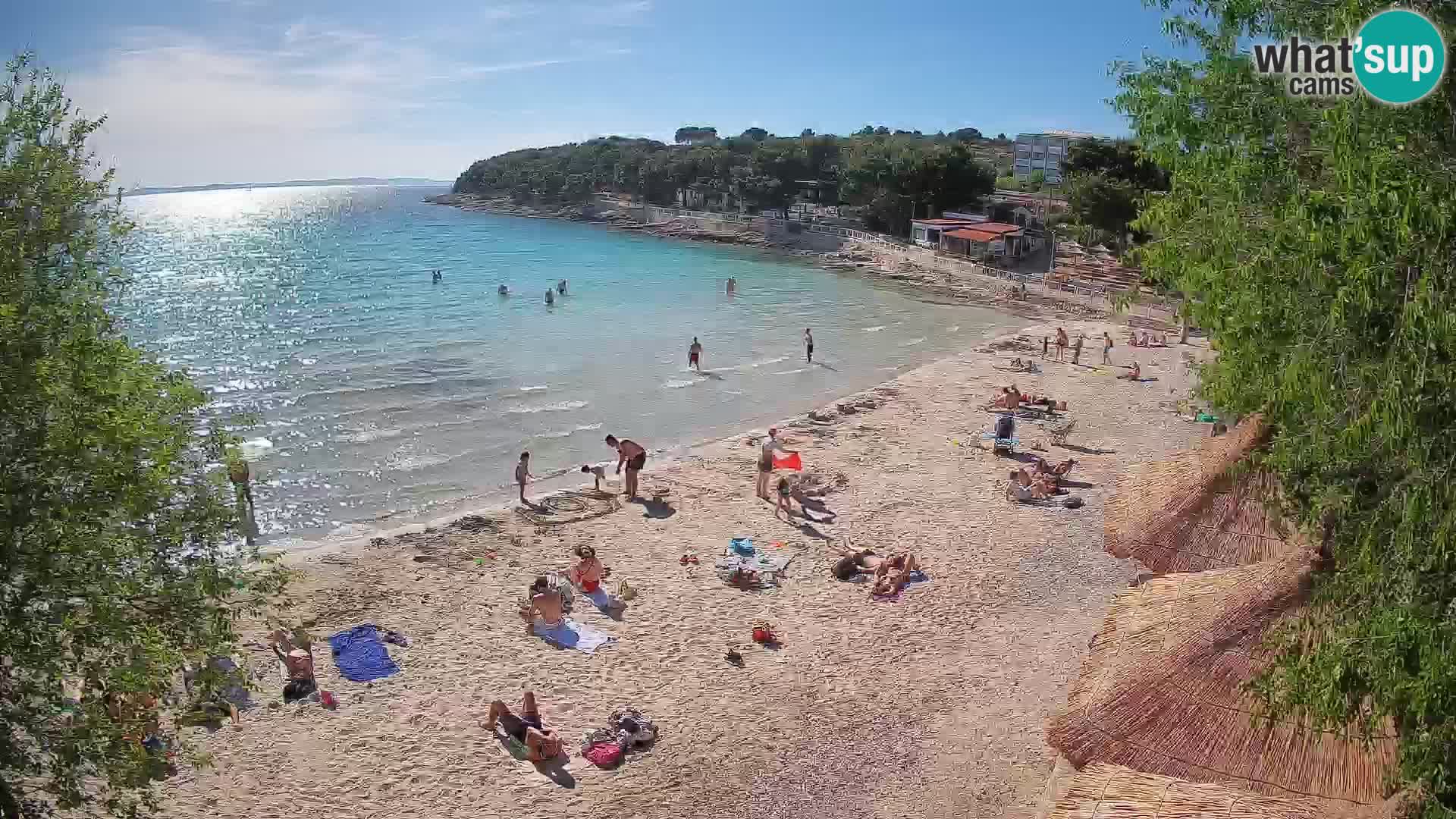 Strand Slanica Murter – webcam